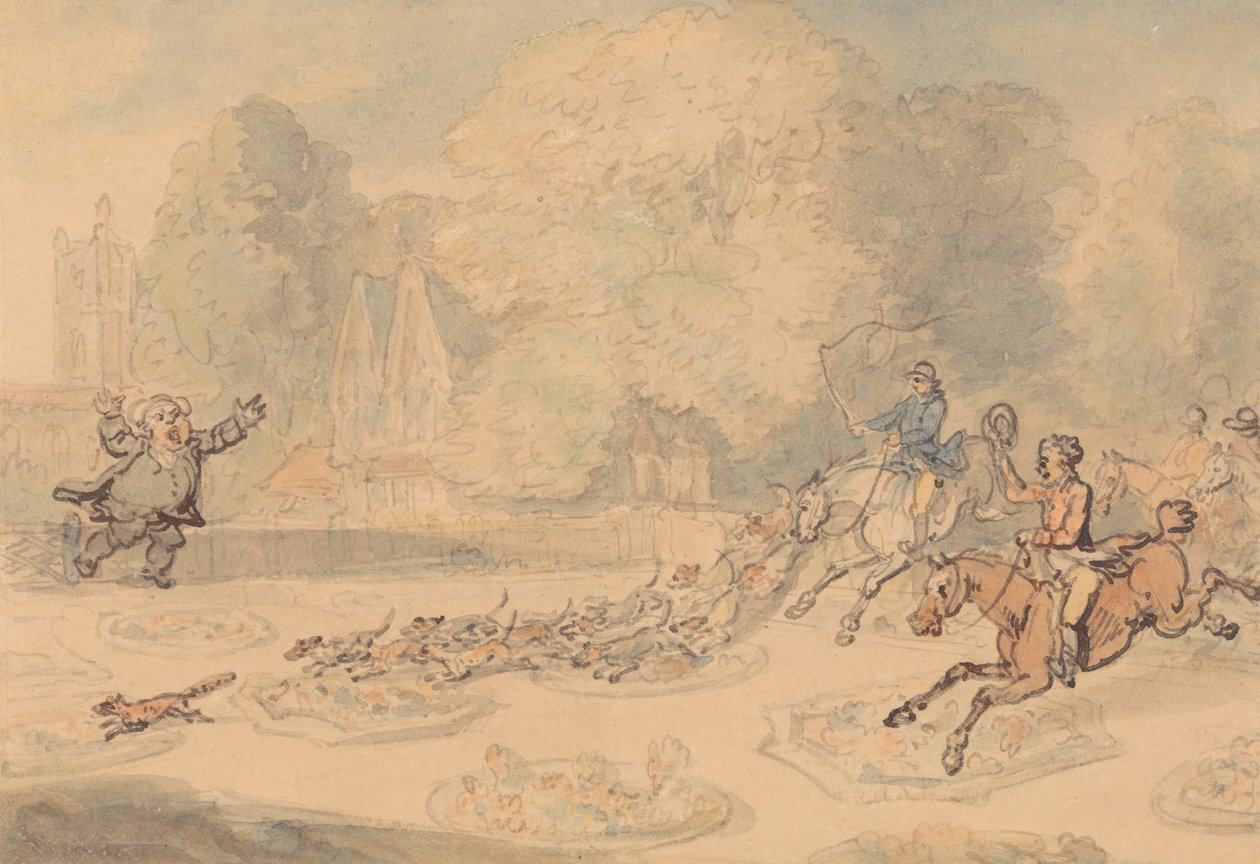 Wściekły Wikariusz autorstwa Thomas Rowlandson