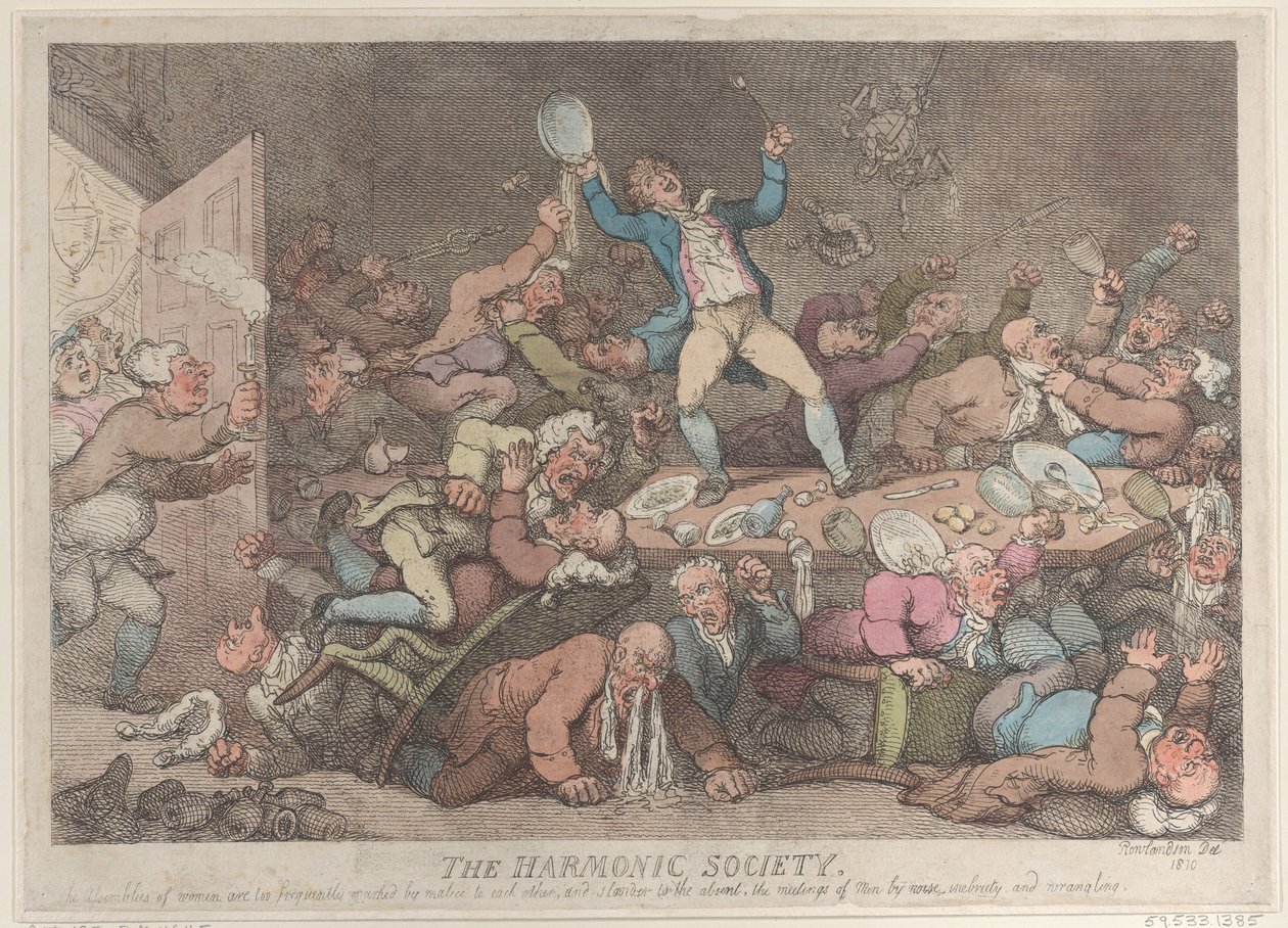 Towarzystwo Harmoniczne, 1810., 1810. autorstwa Thomas Rowlandson