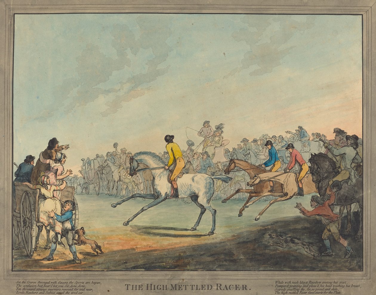 Utalentowany zawodnik autorstwa Thomas Rowlandson