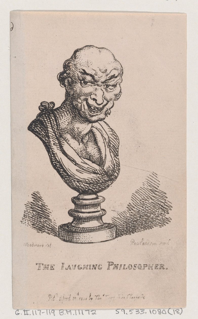 Śmiejący się filozof, 1808., 1808. autorstwa Thomas Rowlandson