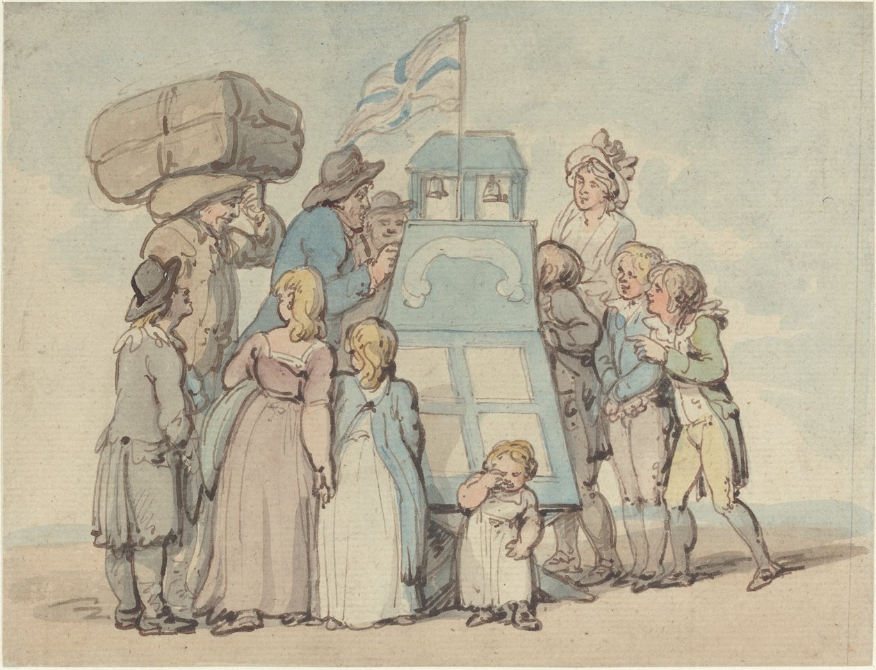 Podglądanie autorstwa Thomas Rowlandson