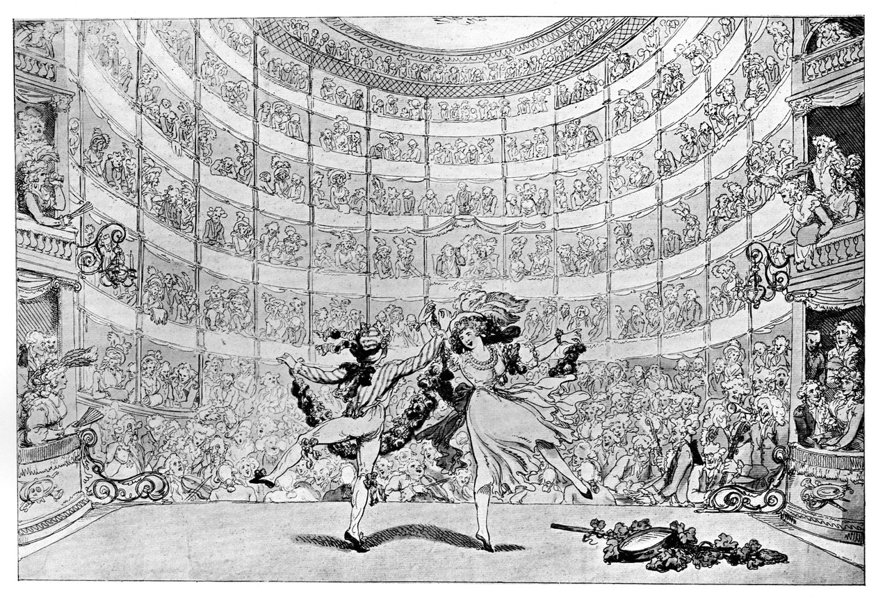 Perspektywa przed nami, 1791. autorstwa Thomas Rowlandson