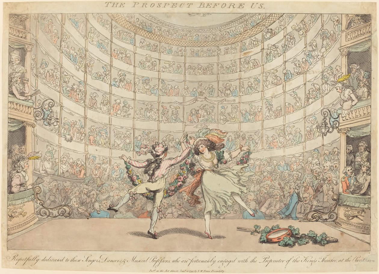 Perspektywa przed nami, nr 2 autorstwa Thomas Rowlandson