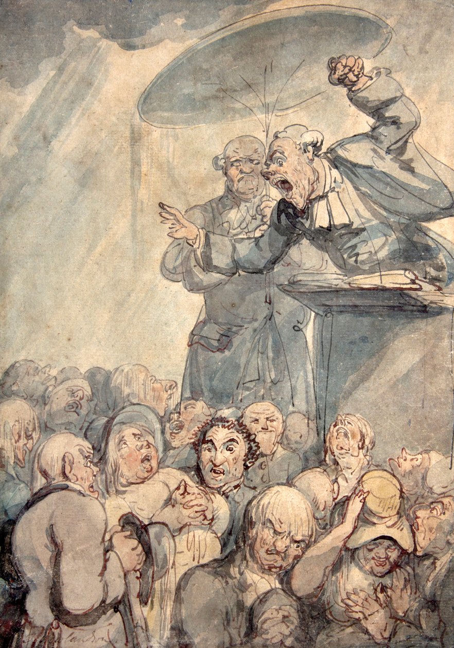 Spellbinder (akwarela) autorstwa Thomas Rowlandson