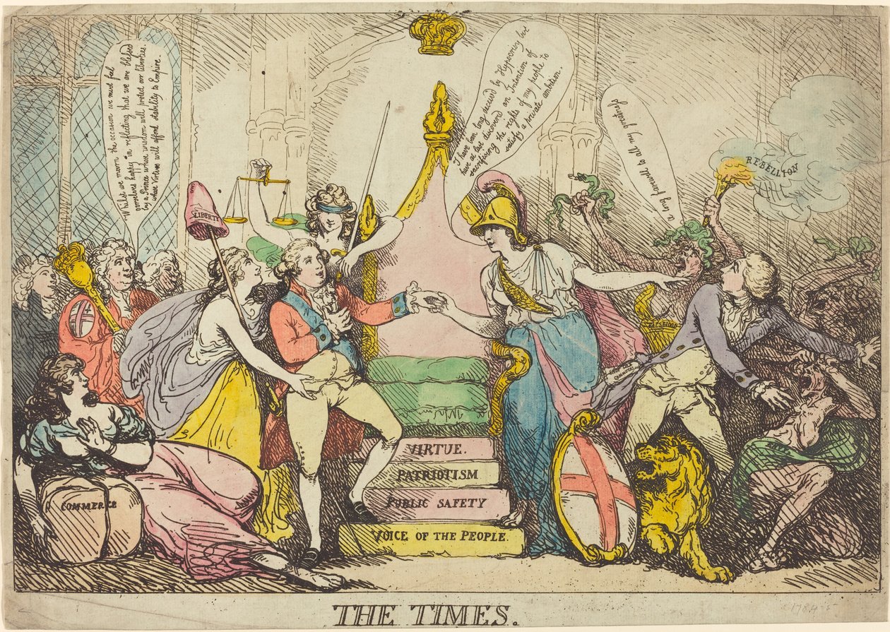 Czasy autorstwa Thomas Rowlandson