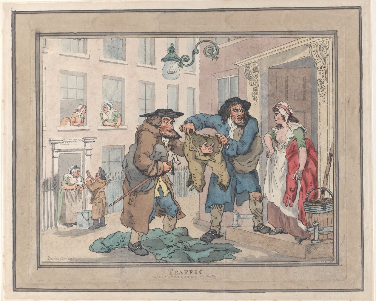 Ruch uliczny, 1791., 1791. autorstwa Thomas Rowlandson