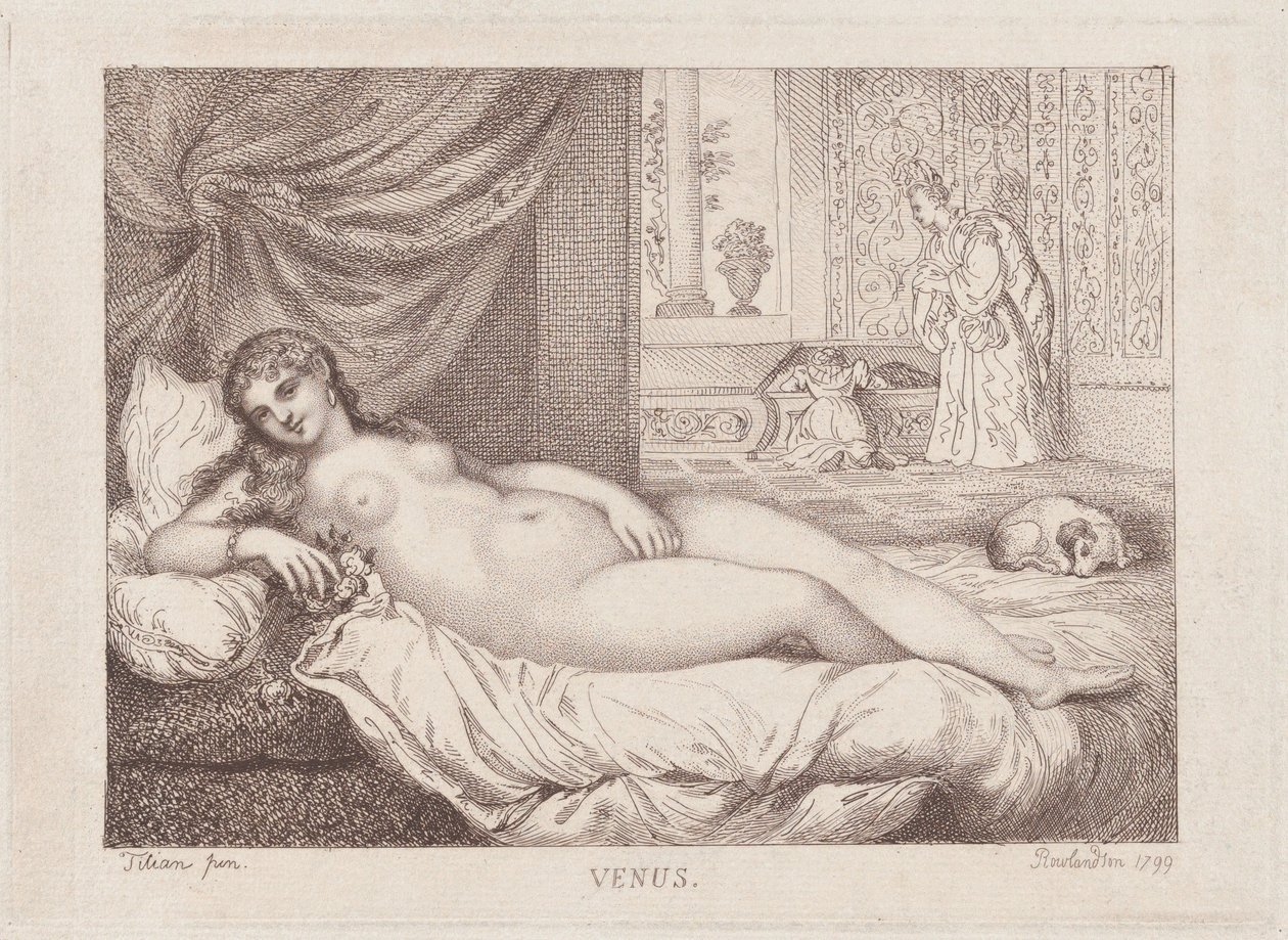 Wenus z Urbino, 1799., 1799. autorstwa Thomas Rowlandson