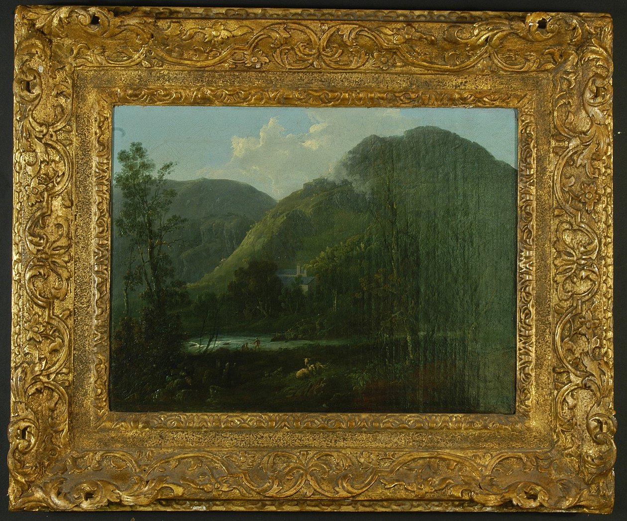 Rydal Hall, ok. 1790 olej na płótnie autorstwa Thomas Sautelle Roberts