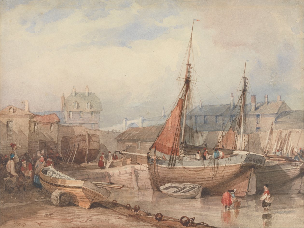 Mutton Cove, Plymouth autorstwa Thomas Sewell Robins