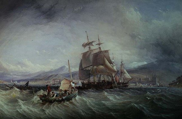 Off Caernarvon autorstwa Thomas Sewell Robins