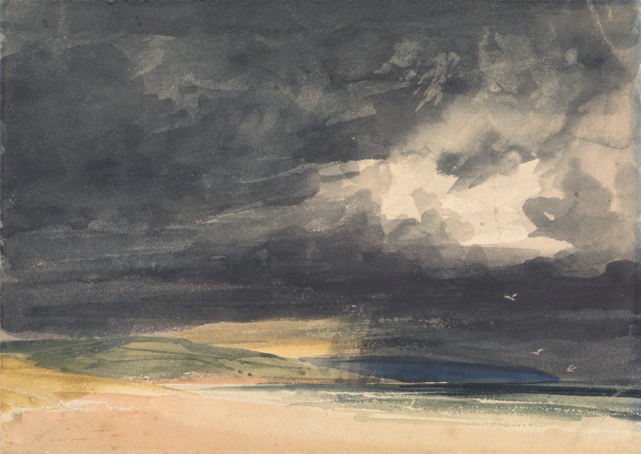 Burza na Wybrzeżu autorstwa Thomas Shotter Boys