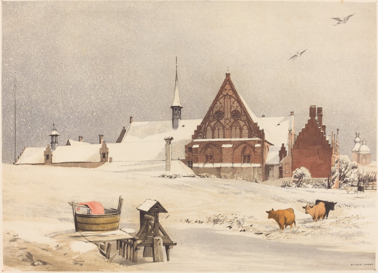 Byloke, Gandawa autorstwa Thomas Shotter Boys