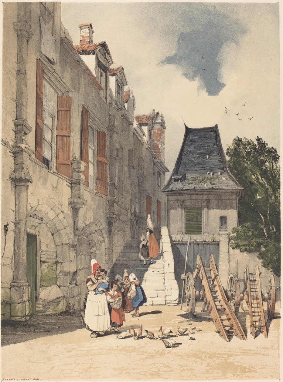 Opactwo św. Amanda, Rouen autorstwa Thomas Shotter Boys