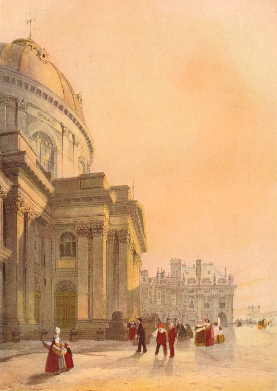 La Chapelle de lInstitut, Paryż, 1839 autorstwa Thomas Shotter Boys