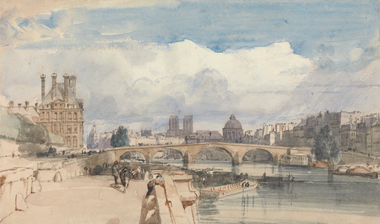 Pont Royal w Paryżu autorstwa Thomas Shotter Boys