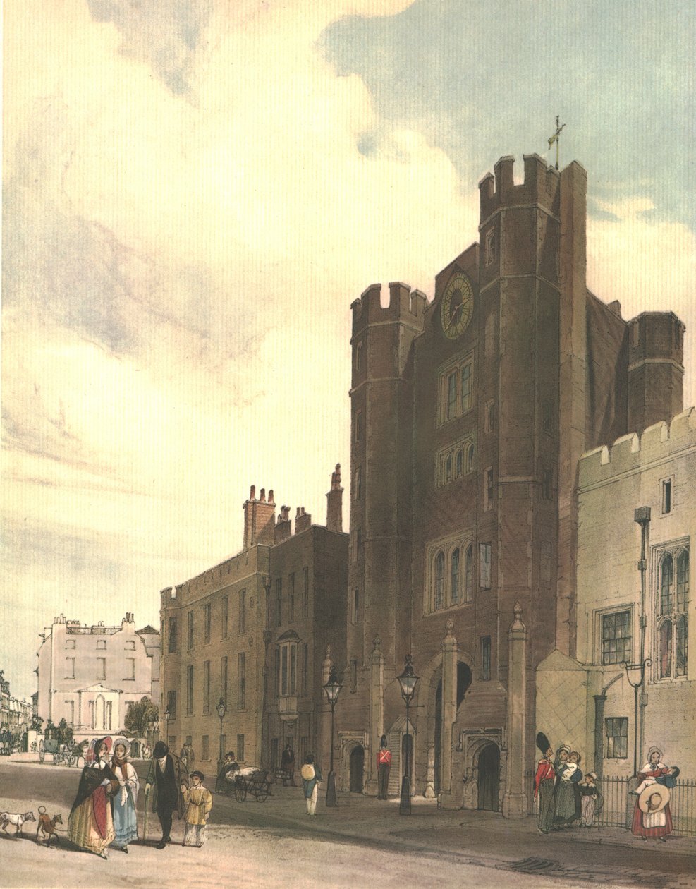 Pałac św. Jakuba. autorstwa Thomas Shotter Boys