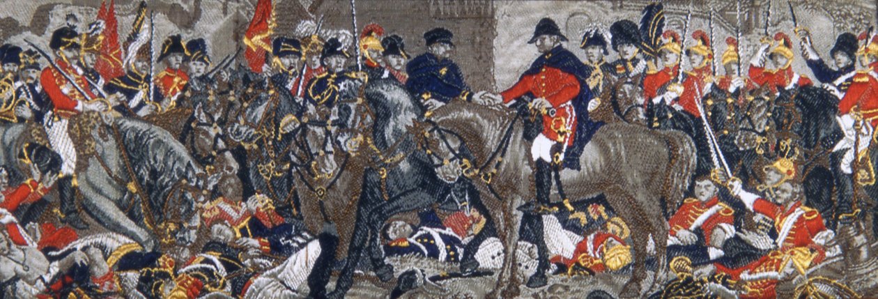Wellington i Blucher autorstwa Thomas Stevens