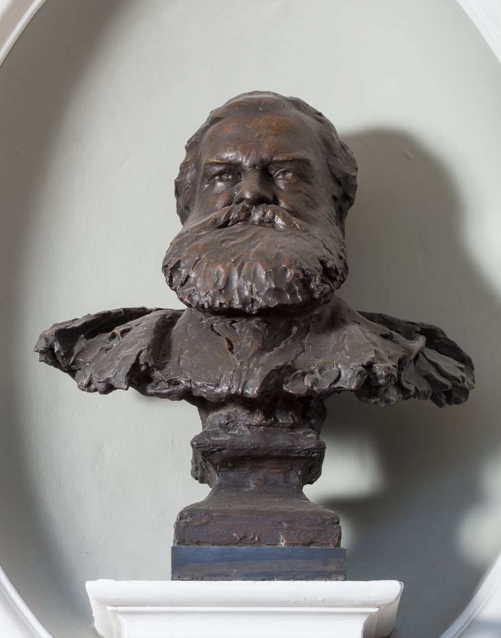 Popiersie Johna Bretta, c.1890 (brąz) autorstwa Thomas Stirling Lee