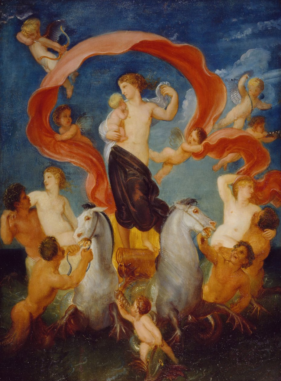 Amfitryt, 1775-1830. autorstwa Thomas Stothard