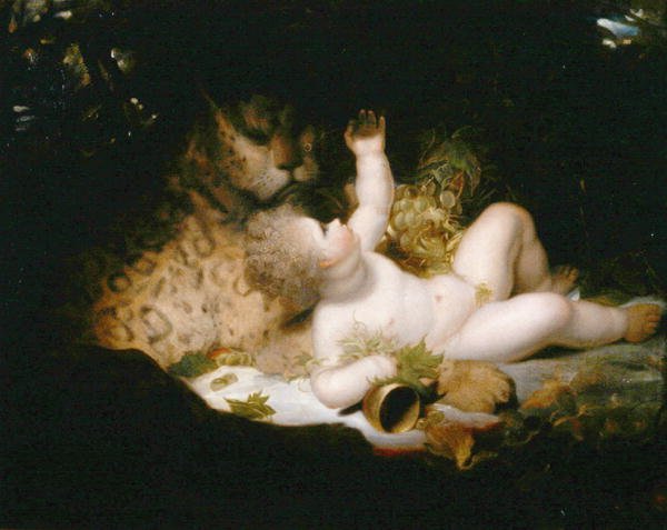 Kupidyn na straży autorstwa Thomas Stothard