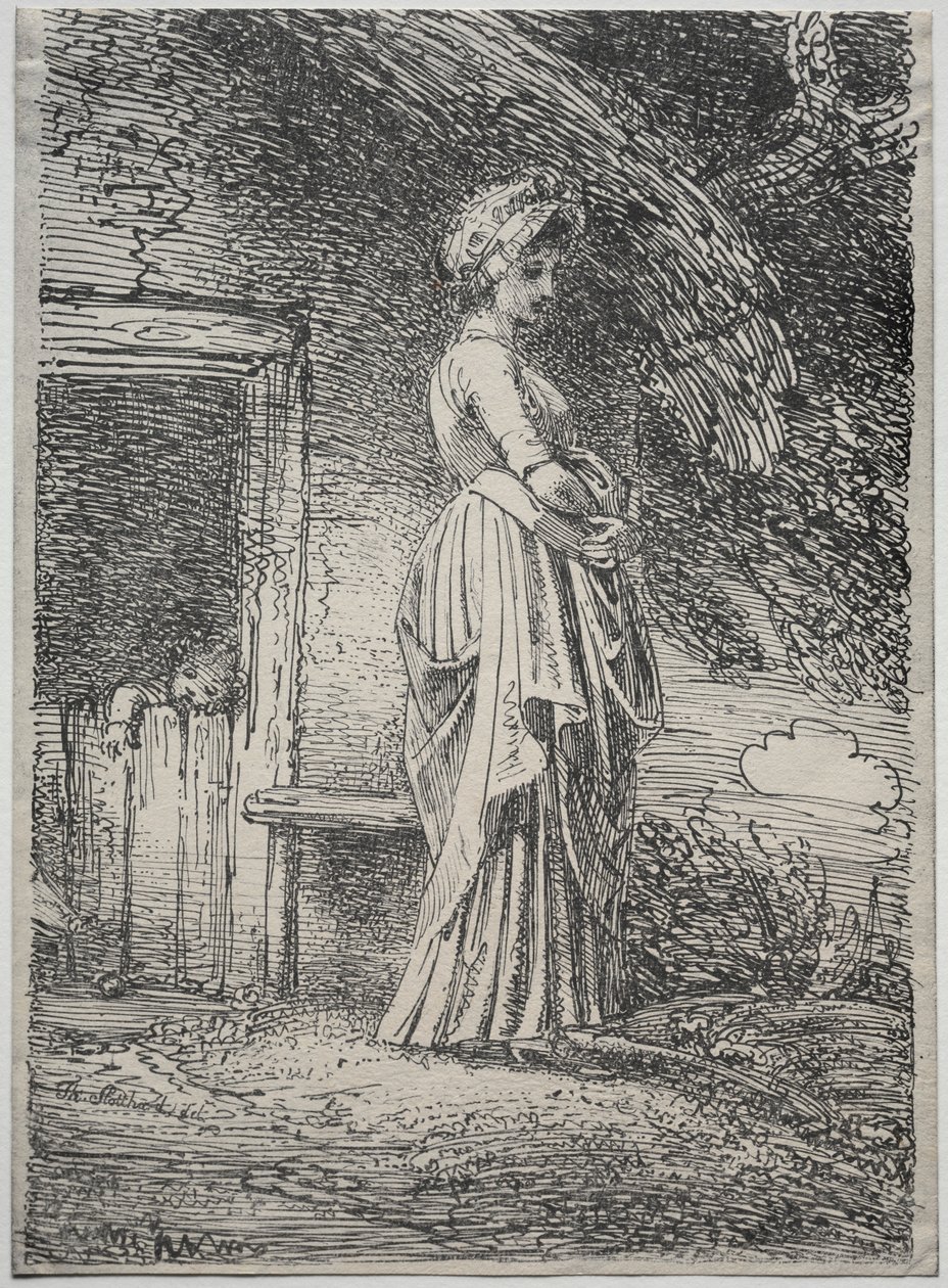 Okazy poliautgrafii: zaginione jabłko, 1803. autorstwa Thomas Stothard