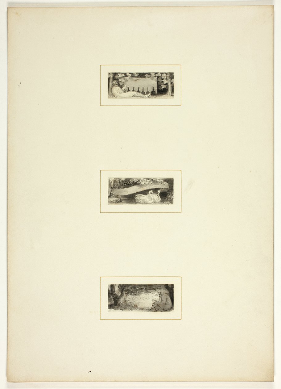 Studium do talerza od Telemacha autorstwa Thomas Stothard