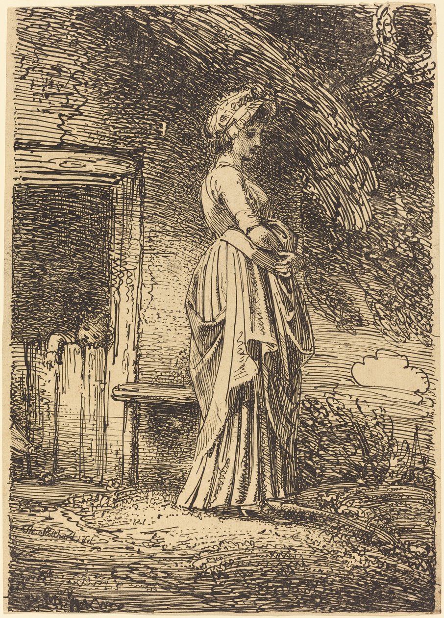 Zaginione jabłko autorstwa Thomas Stothard