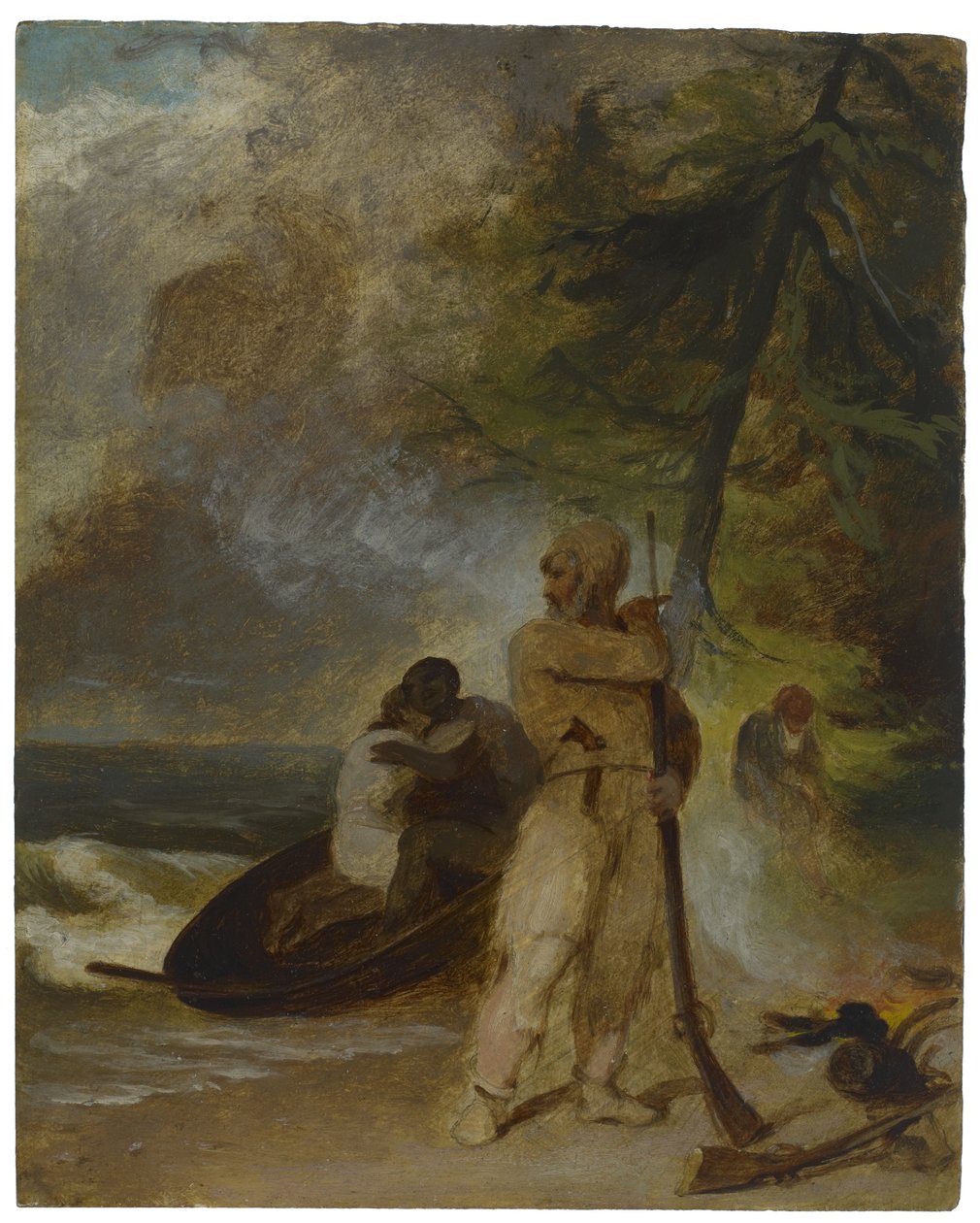 Piątki Ojciec uratowany, ok. 1856 r. autorstwa Thomas Sully