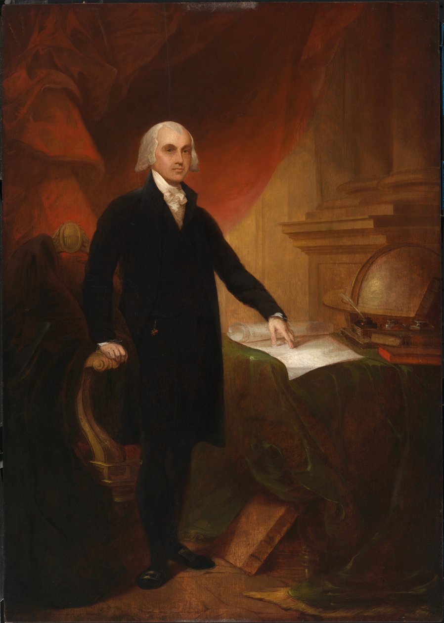 James Madison, 1809. autorstwa Thomas Sully
