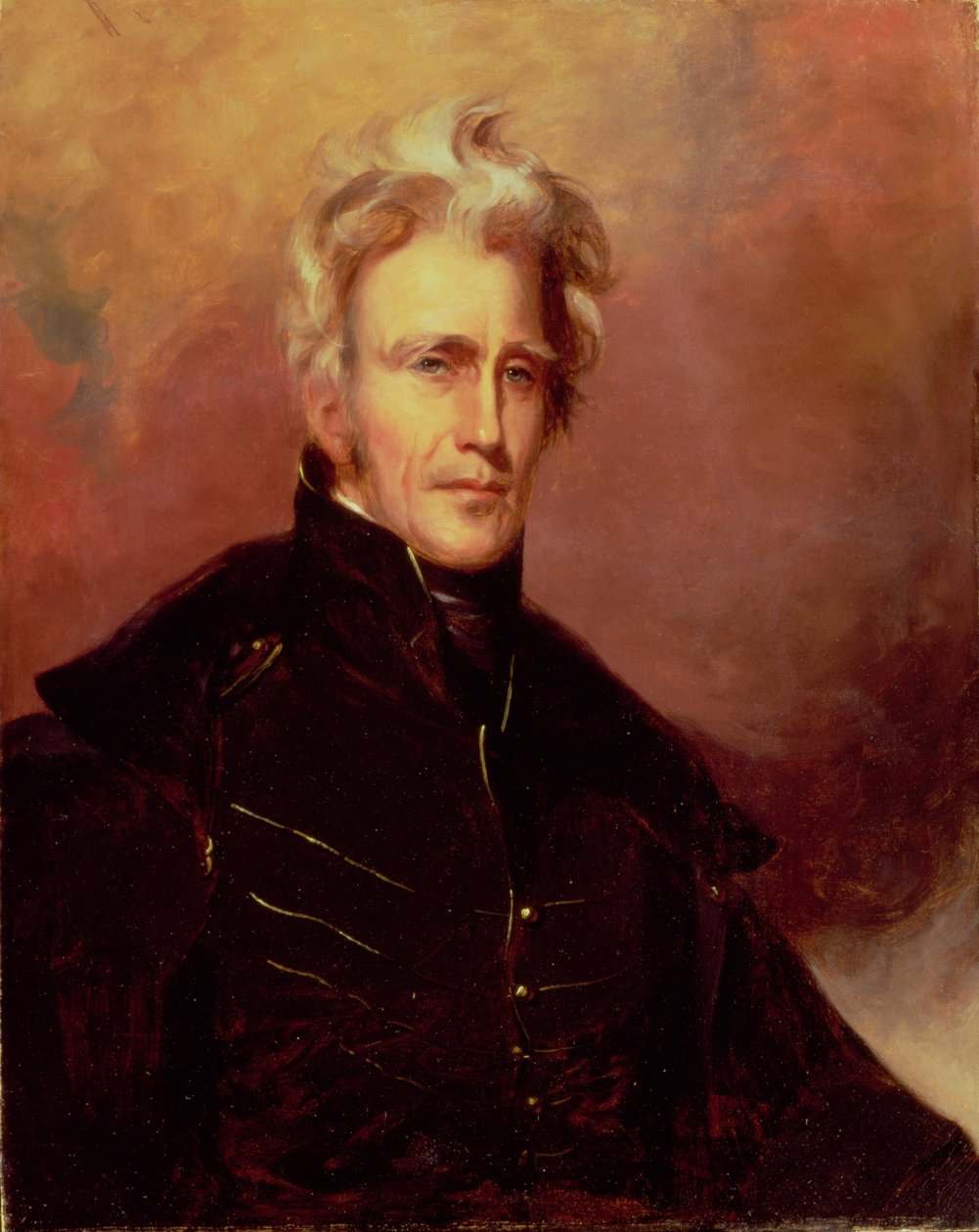 Portret Andrew Jacksona, 1858 r. autorstwa Thomas Sully
