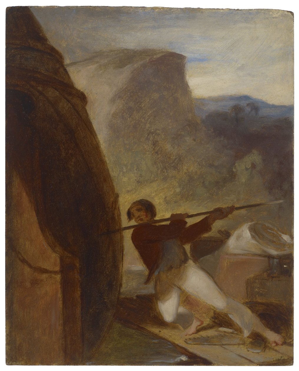 Wizyta na wraku, ok. 1856 r. autorstwa Thomas Sully
