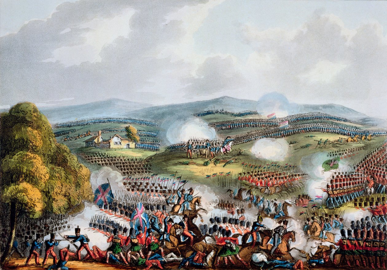 „Bitwa pod Quatre Bras, 16 czerwca 1815”. autorstwa Thomas Sutherland