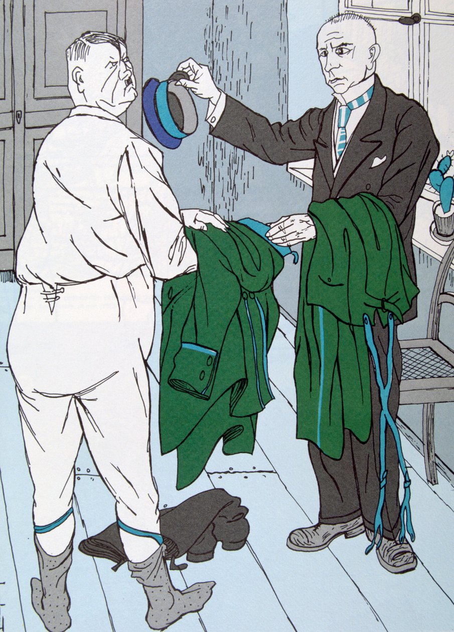 Karykatura Adolfa Hitlera, 1924. autorstwa Thomas Theodor Heine