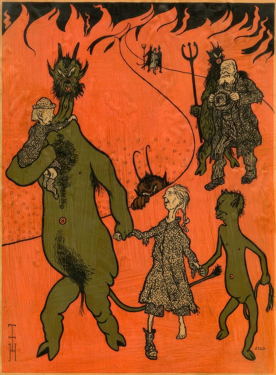 Niedobór węgla autorstwa Thomas Theodor Heine