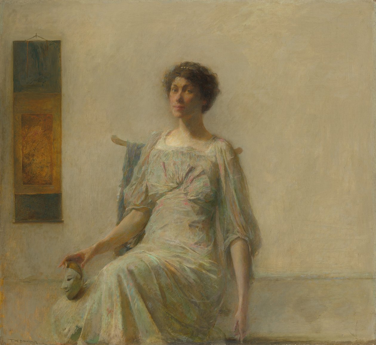 Dama z maską, 1911. autorstwa Thomas Wilmer Dewing