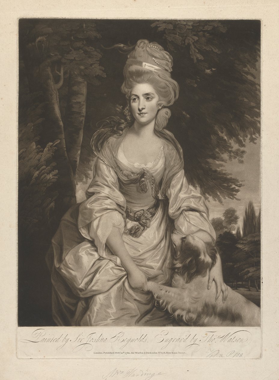 Lucy Hardinge (z domu Long) autorstwa Thomas Watson