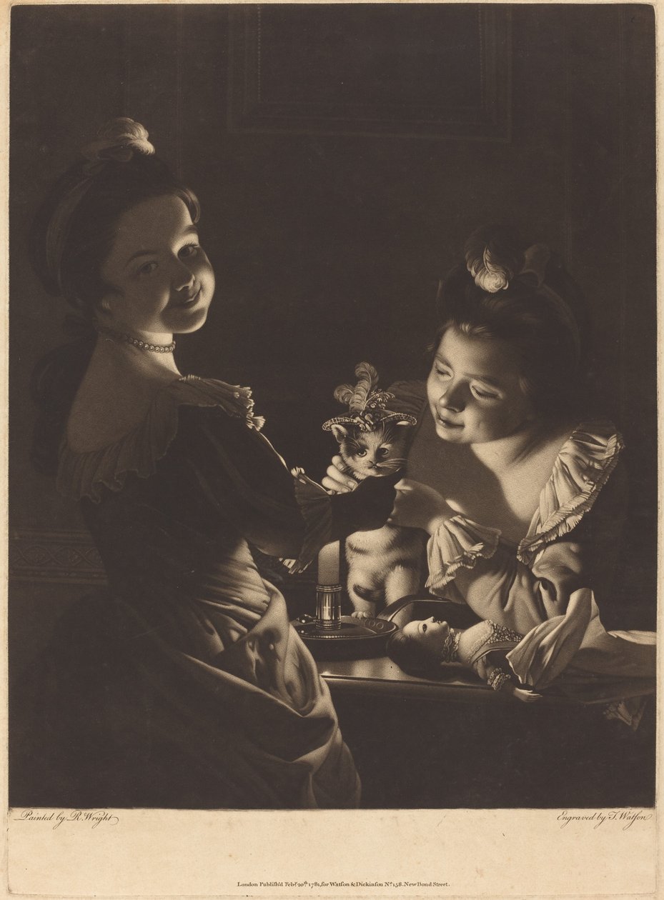 Opatrunek Miss Kitty autorstwa Thomas Watson after Joseph Wright