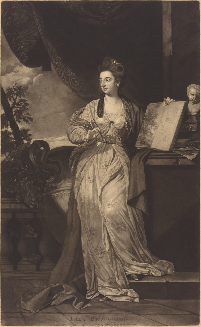 Pani Sprowadzona autorstwa Thomas Watson after Sir Joshua Reynolds