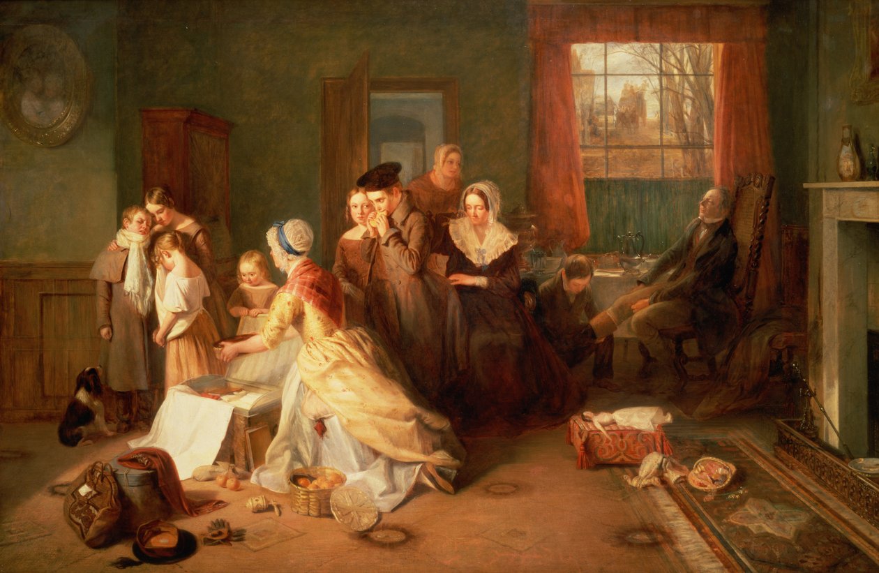 Idąc do szkoły, 1842 autorstwa Thomas Webster