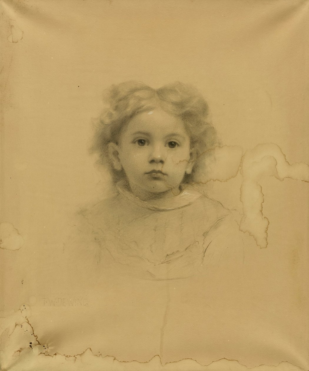 Portret Ethel D. Puffer autorstwa Thomas Wilmer Dewing