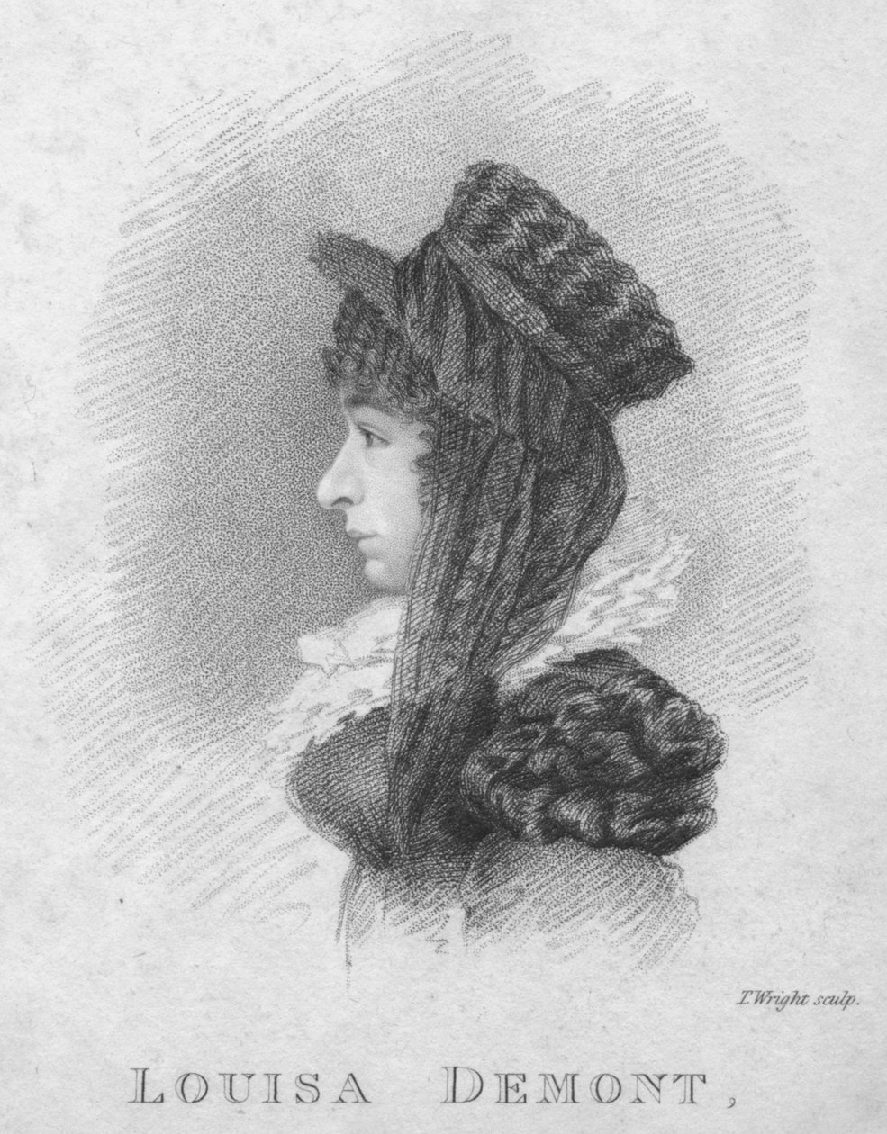 Louisa Demont, ok. 1820 r. autorstwa Thomas Wright