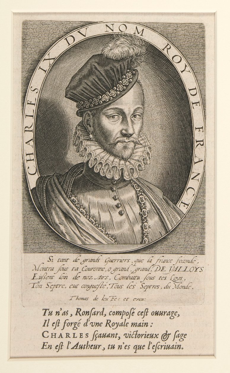Karol IX, król Francji autorstwa Thomas de Leu
