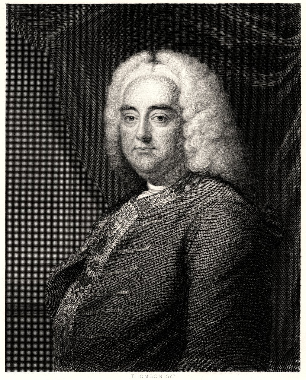 „George F Haendel”, XIX w. autorstwa Thomson Scot