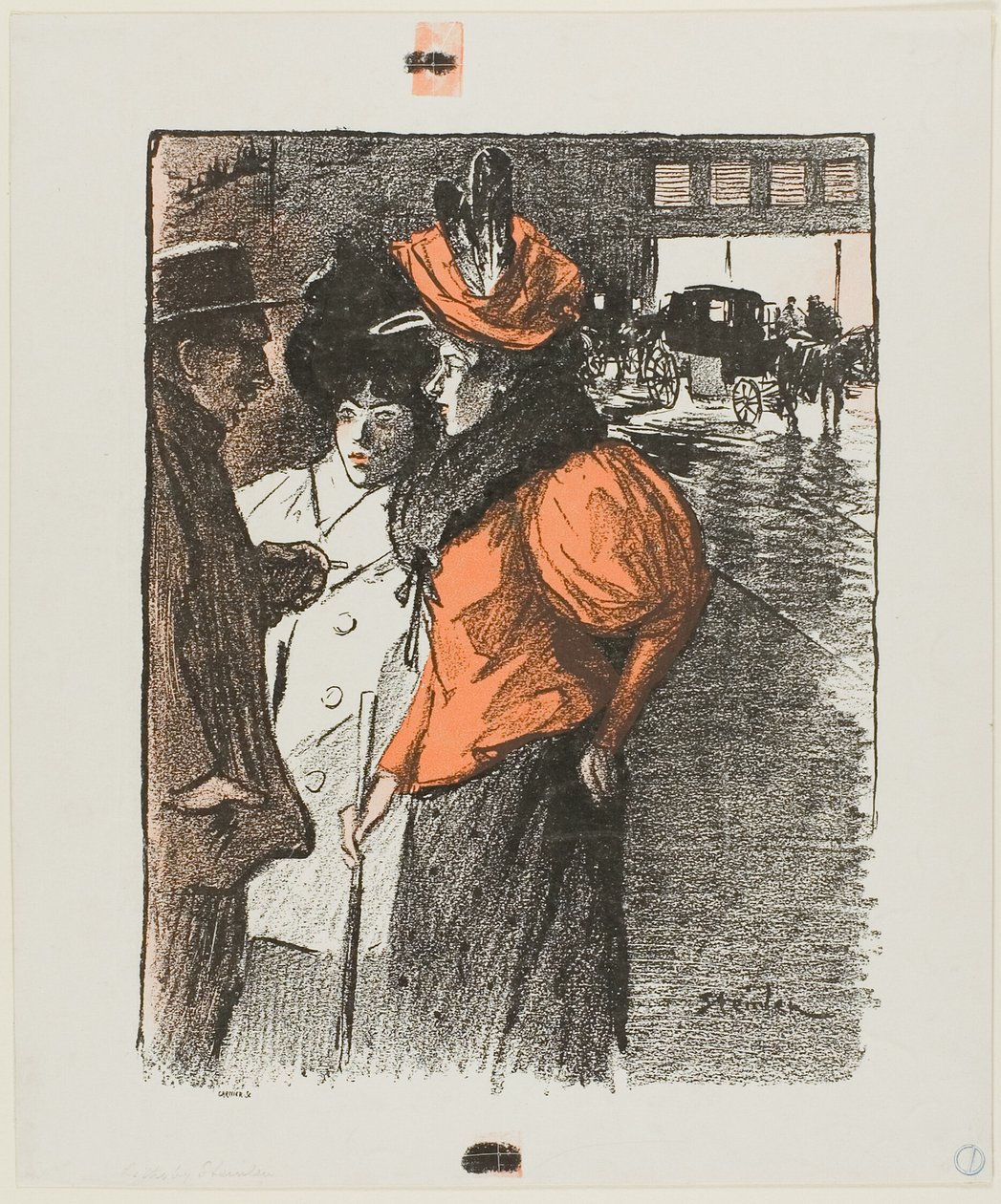 Rozmowa autorstwa Théophile Alexandre Pierre Steinlen