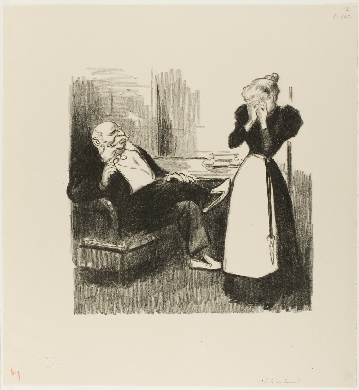 Wolność od pracy autorstwa Théophile Alexandre Pierre Steinlen