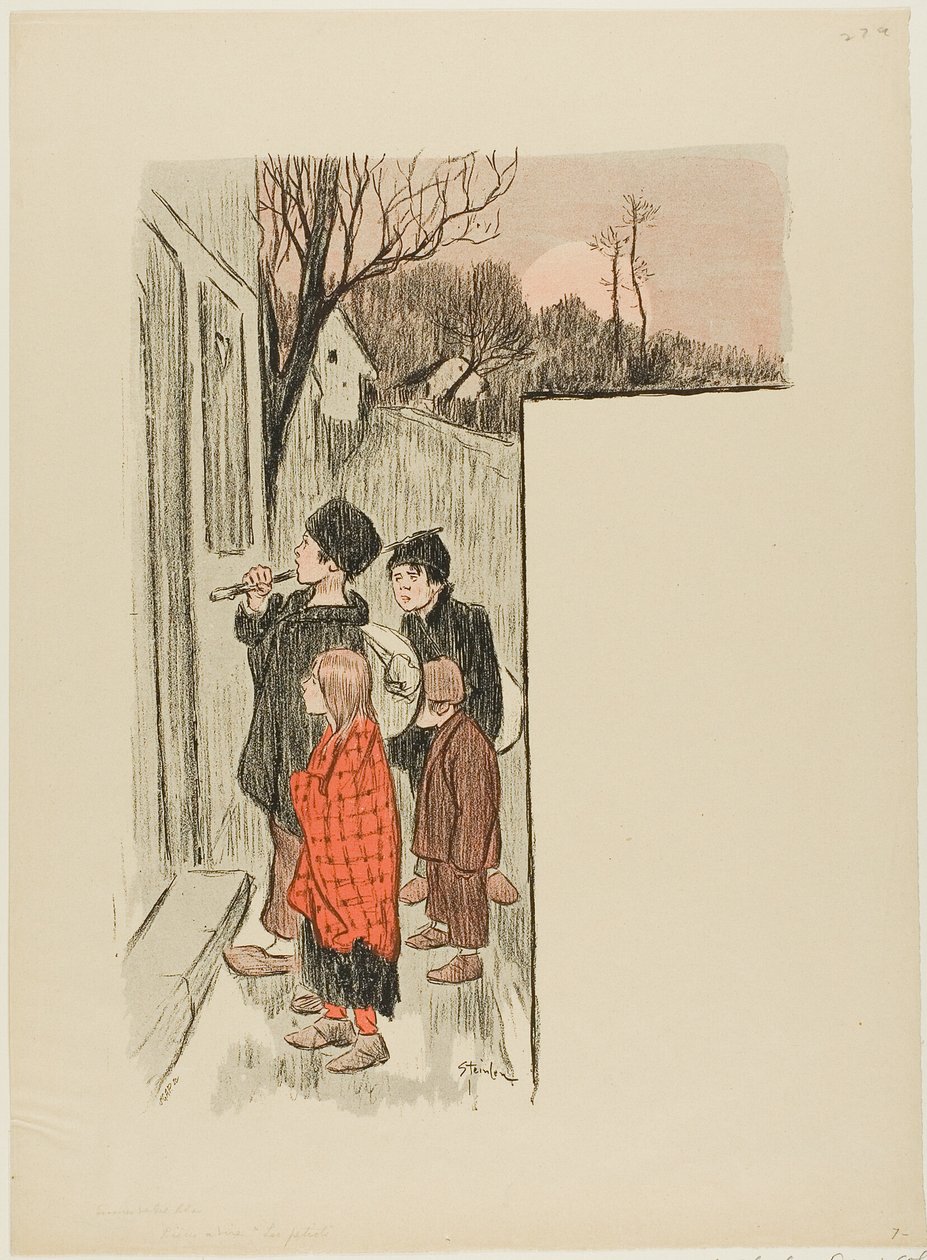 Les Petiots autorstwa Théophile Alexandre Pierre Steinlen