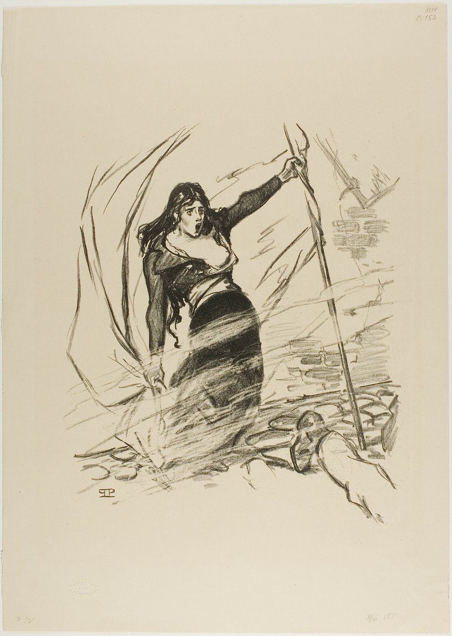 Maj 1871 r. autorstwa Théophile Alexandre Pierre Steinlen