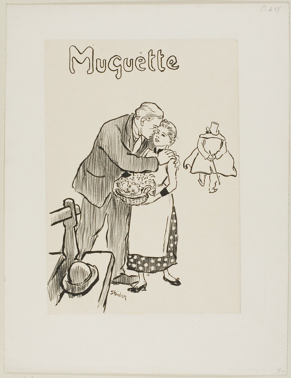 Muguette autorstwa Théophile Alexandre Pierre Steinlen