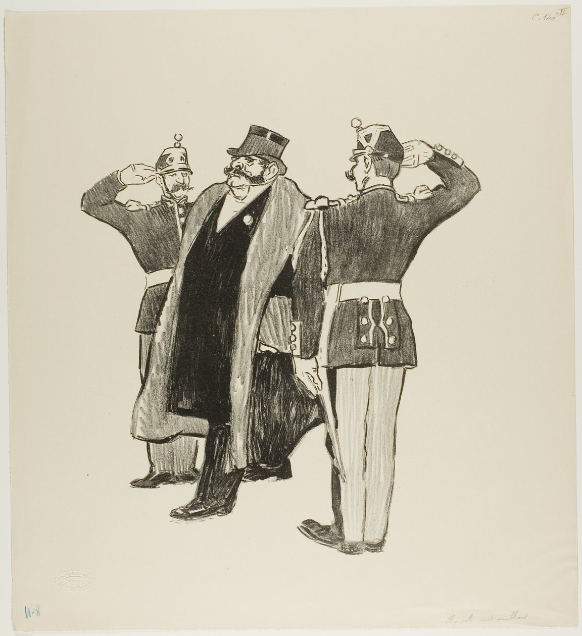 Sto milionów autorstwa Théophile Alexandre Pierre Steinlen
