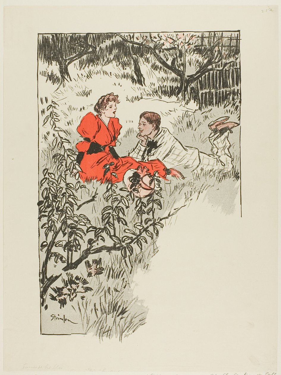 Wiosna autorstwa Théophile Alexandre Pierre Steinlen